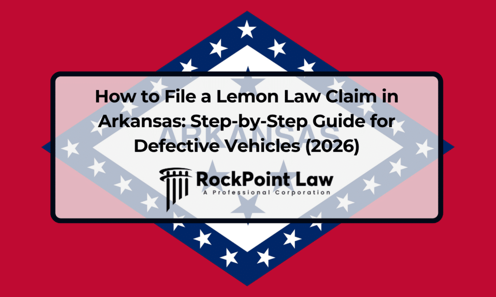 Arkansas state flag representing Arkansas Lemon Law protections for defective vehicles