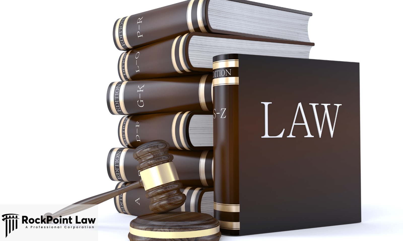 Stack of law books beside a wooden gavel, representing South Carolina lemon law examples
